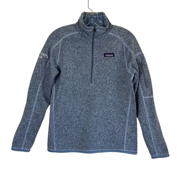 Patagonia Womens Sz S Better Sweater 1/4 Zip Fleece Embroidered Logo On Sleeve - Picture 2 of 16